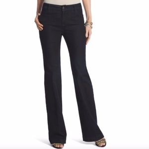 Chicos Dark Denim Trouser - Size 0 (4/6)